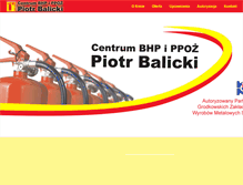 Tablet Screenshot of gasnice-bhp.pl